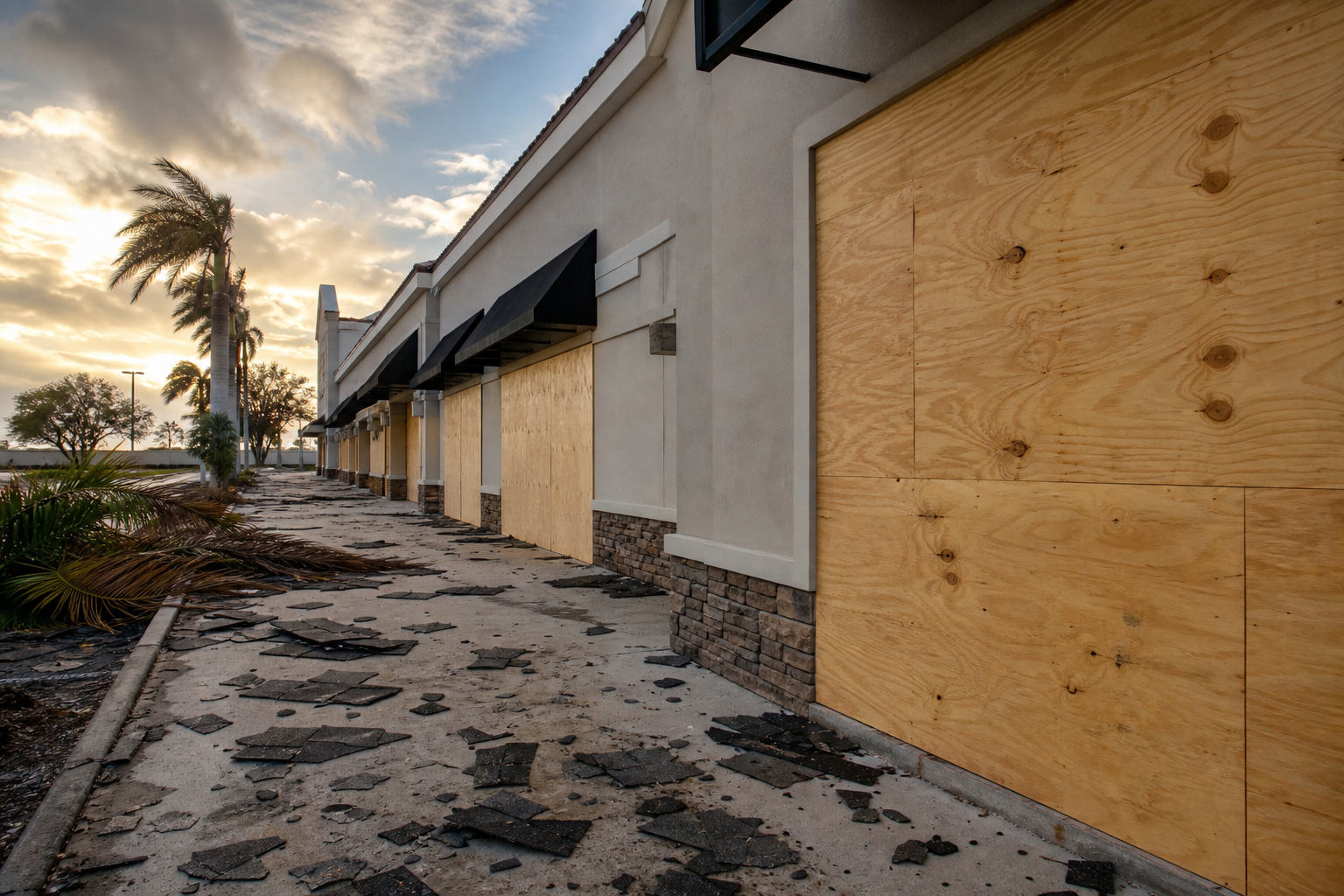 Storm & Wind Damage — Coastal Reconstruction Group commercial restoration services